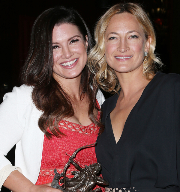 Gina Carano and Zoe Bell at Artemis Film Festival